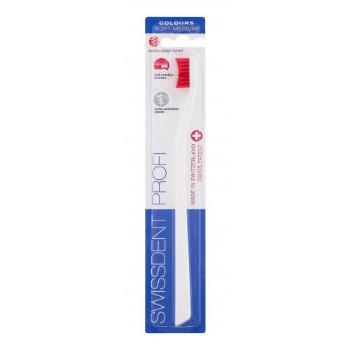 Swissdent Profi Colours Soft Medium 1 ks zubní kartáček unisex White&Red