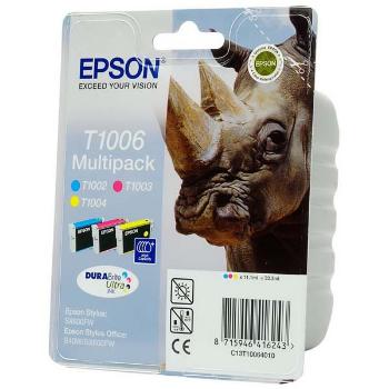 EPSON T1006 (C13T10064010) - originální cartridge, barevná, 3x11,1ml