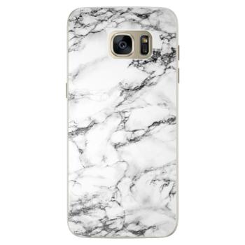 Silikonové pouzdro iSaprio - White Marble 01 - Samsung Galaxy S7 Edge