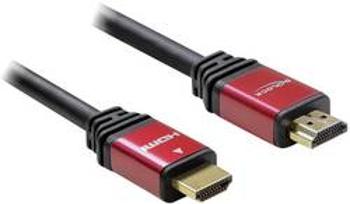 HDMI kabel Delock [1x HDMI zástrčka - 1x HDMI zástrčka] červená/černá 2.00 m