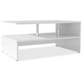 Konferenční stolek dřevotříska 90x59x42 cm bílá (244854)