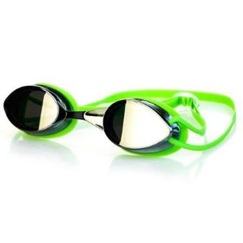Spokey SPARKI Plavecké brýle, zelené, zrcadlová skla, Zelená