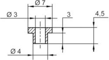 Izolační průchodka KSS V5815, 7/3 mm