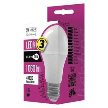 EMOS LED žárovka Classic A60 10,7W E27 neutrální bílá (1525733402)
