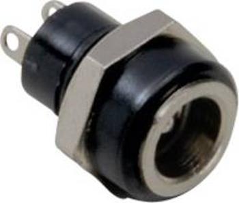 Nízkonapěťový konektor TRU COMPONENTS 1582327, 12 V/DC, 5 A, zásuvka, vestavná vertikální, 5.7 mm, 2.5 mm, 1 ks