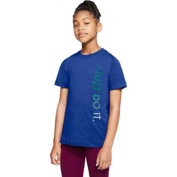 Nike NSW TEE JDI VERTICAL U Dětské tričko, modrá, velikost L