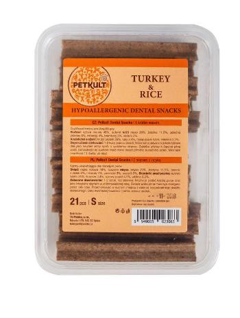 Petkult DENTAL hypoaler. TURKEY/rice - 34ks / M