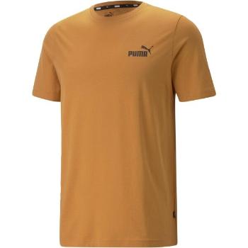 Puma ESSENTIALS SMALL LOGO TEE Pánské triko, hnědá, velikost