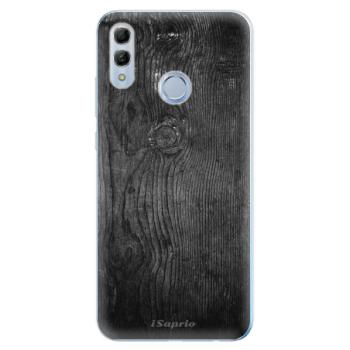 Odolné silikonové pouzdro iSaprio - Black Wood 13 - Huawei Honor 10 Lite
