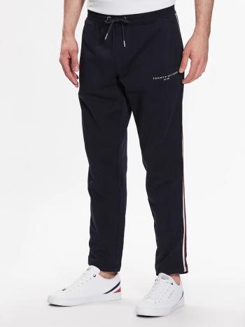 Tommy Hilfiger pánské tmavě modré tepláky Global stripe - XL (DW5)