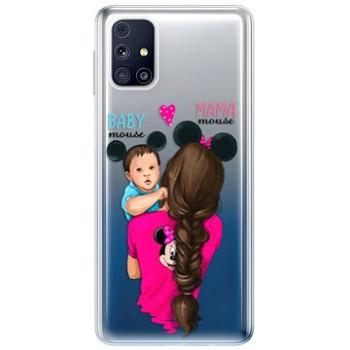 iSaprio Mama Mouse Brunette and Boy pro Samsung Galaxy M31s (mmbruboy-TPU3-M31s)