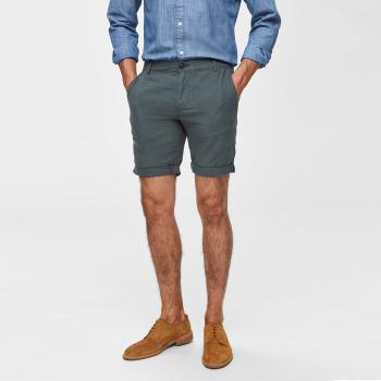 Šedozelené kraťasy Straight-Chris Shorts – S