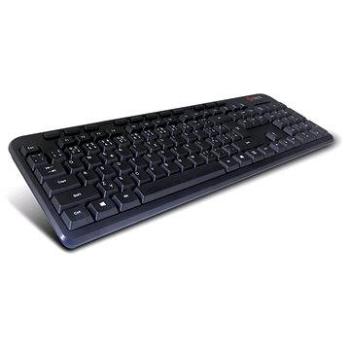 C-TECH KB-102M USB slim, černá - CZ/SK (KB-102M-U-BL)