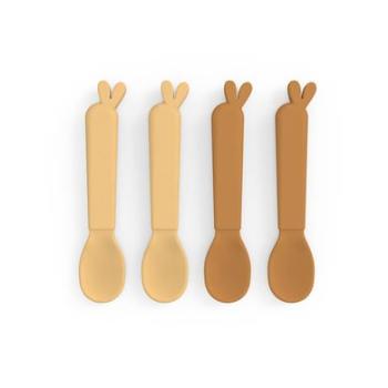 Done by Deer ™ Kiddish Spoon 4-pack Lalee Hořčicově žlutá