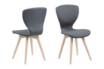 Sada 2 ks − Židle Gongli – šedá