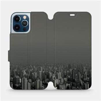 Flipové pouzdro na mobil Apple iPhone 12 Pro Max - V063P Město v šedém hávu (5903516377404)