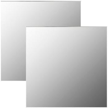 Nástěnná zrcadla 2 ks 60 x 60 cm čtvercová sklo 3051624 (3051624)