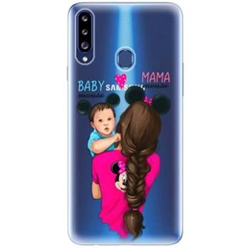iSaprio Mama Mouse Brunette and Boy pro Samsung Galaxy A20s (mmbruboy-TPU3_A20s)