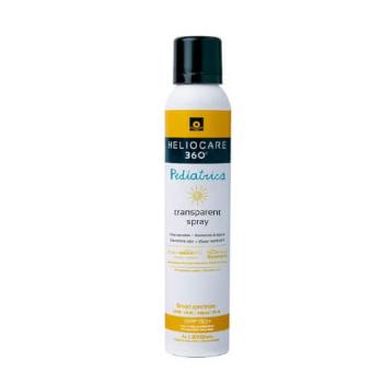 Heliocare Transparentní sprej na opalování pro děti 360° SPF 50+ (Pediatrics Transparent Spray) 200 ml