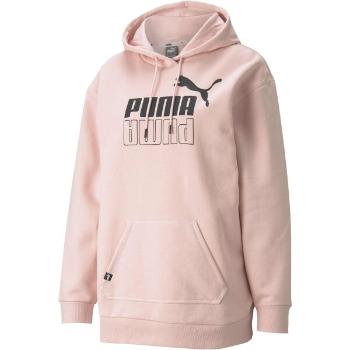 Puma PUMA POWER ELONGATED Dámská mikina, růžová, velikost S