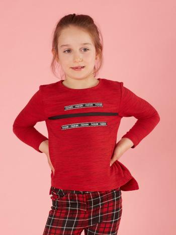 DÍVČÍ TRIČKO FASHION TY-BZ-31218.75P-RED Velikost: 74