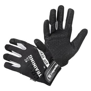 Fitness rukavice inSPORTline Taladaro Barva černo-bílá, Velikost S