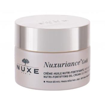 NUXE Nuxuriance Gold Nutri-Fortifying Oil-Cream 50 ml denní pleťový krém na suchou pleť; proti vráskám; výživa a regenerace pleti