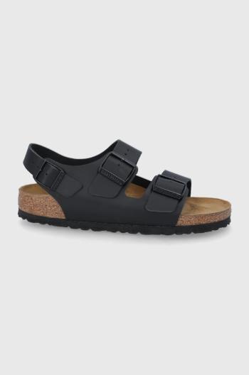 Kožené sandály Birkenstock Milano dámské, černá barva