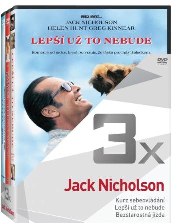 3x Jack Nicholson (Kurs sebeovládání, Lepší už to nebude, Bezstarostná jízda) - kolekce (3 DVD)
