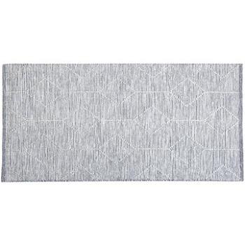 Krátkovlasý koberec krémově šedý 80 x 150 cm EDREMIT, 164817 (beliani_164817)