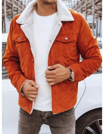 Pánská bunda manšestrová IMMA oranžová