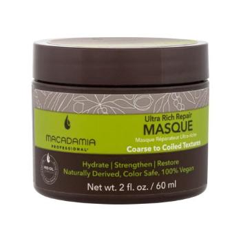 Macadamia Professional Ultra Rich Repair Masque 60 ml maska na vlasy pro ženy na poškozené vlasy; na suché vlasy