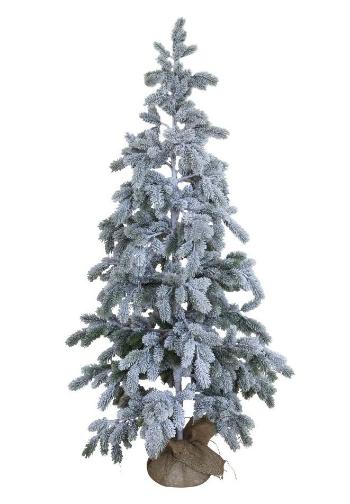Zasněžený vánoční stromek v jutě Fleur Fir Snow - 150cm 39049300 (39493-00)