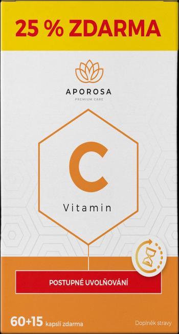 Aporosa Prémiový Vitamin C 700 mg s postupným uvolňováním 75 kapslí