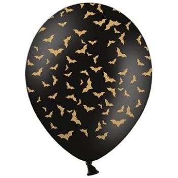 Latexové balónky černé - netopýři - halloween - 30 cm - 6 ks (5902230780835)