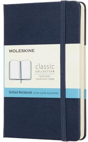 Moleskine - Zápisník tvrdý tečkovaný modrý S