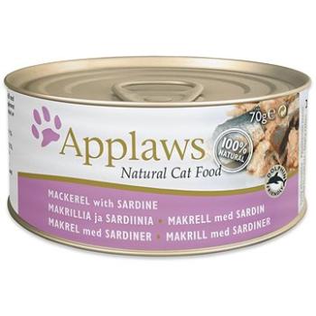 Applaws konzerva Cat makrela a sardinky 70 g (5060333433451)