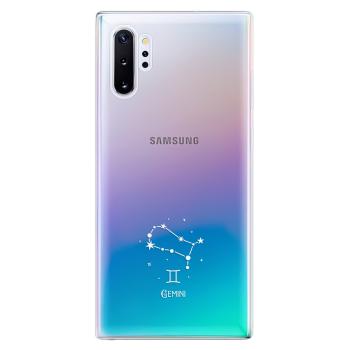 Odolné silikonové pouzdro iSaprio - čiré - Blíženci - Samsung Galaxy Note 10+