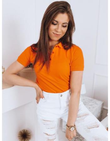 Damska koszulka polo SHERRY pomarańczowa
