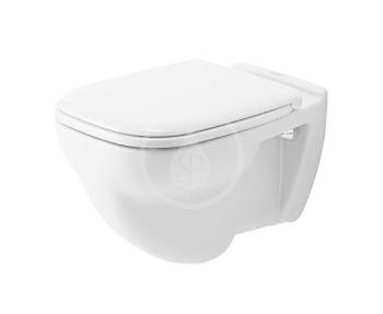 DURAVIT D-Code Závěsné WC, ploché splachování, alpská bílá 22100900002