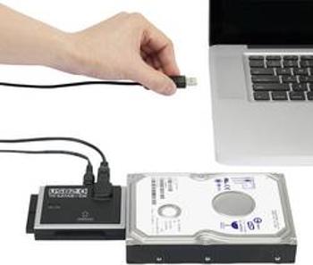 SATA, IDE, USB konvertor Renkforce RF-3833985, 0.90 m, černá