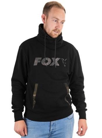 Fox mikina black camo high neck - l