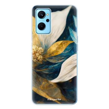 Odolné silikonové pouzdro iSaprio - Gold Petals - Realme 9i