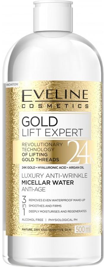 Eveline Gold Lift Luxusní micelární voda s anti-age efektem 500 ml