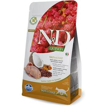 N&D QUINOA grain free cat skin & coat quail & coconut 1,5 kg (8010276035837)