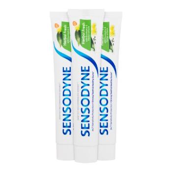 Sensodyne Herbal Fresh Trio zubní pasta zubní pasta 3 x 75 ml unisex