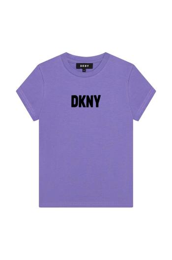 Dětské tričko Dkny fialová barva