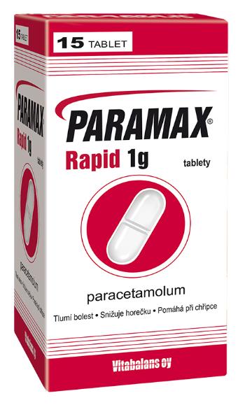 Vitabalans Paramax Rapid 1 g k vnitřnímu užití 15 tablet