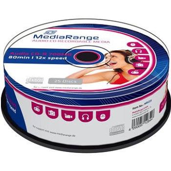 MEDIARANGE CD-R AUDIO 700MB 12x spindl 25ks (MR223)