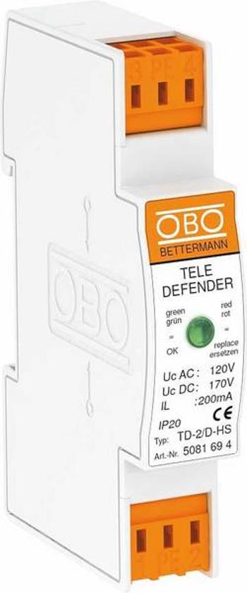 Zařízení s přepěťovou ochranou OBO Bettermann TD-2/D-HS 5081694